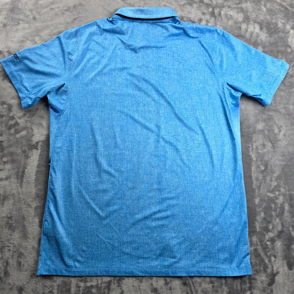 Nike Golf Polo Mens Large Blue Ombre Dri-FIT Standard Fit Short Sleeve Logo - Picture 5 of 10